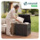 VOUNOT 126L Outdoor Storage Box with Lid, Lockable Deck Box, Black 4