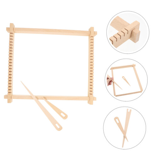 Creative Knitting Craft Tool Set with Wooden Knitting Frame-L 2