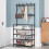 Living And Home (4-Tier, 80cm W) Black Shoe Rack Clothes Hanger 2