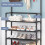 Living And Home (4-Tier, 80cm W) Black Shoe Rack Clothes Hanger 5