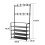 Living And Home (4-Tier, 80cm W) Black Shoe Rack Clothes Hanger 6