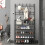 Living And Home (5-Tier, 80cm W) Black Shoe Rack Clothes Hanger 3