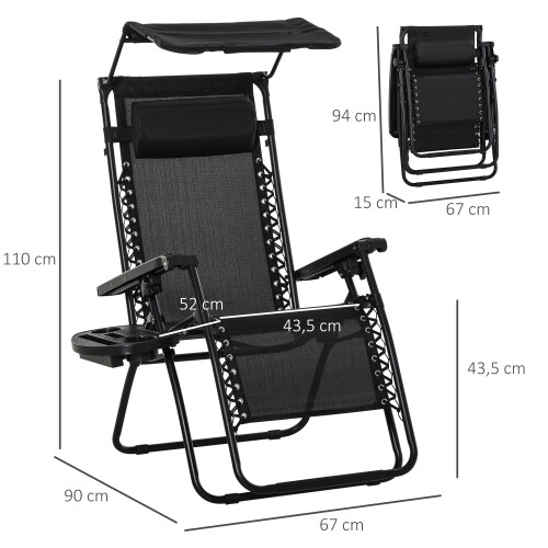 Zero Gravity Garden Deck Folding Chair 1