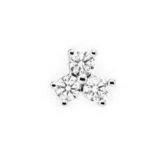 Piercing Luxenter de Circonita Brillante acabado en Plata de Ley 925 - Liram