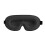 3D Contoured Sleep Eye Mask - Light Blocking & Comfortable Black 1