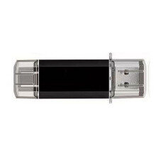 Kurzer 2-in-1 USB-Stick High-Speed USB 3.0 für Computer und Smartphones Black 32 GB