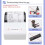 58mm Thermobondrucker USB + Bluetooth - Tragbare POS-Drucklösung White+Grey 4