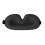 3D Contoured Sleep Eye Mask - Light Blocking & Comfortable Black 3