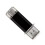Krátký 2v1 USB flash disk Vysokorychlostní USB 3.0 Black  32 GB 3