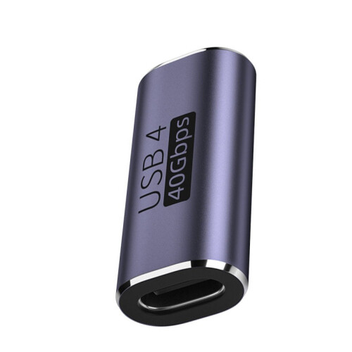 TYPE-C Buchse auf TYPE-C Buchse Adapter, Gerader Kopf, 2er-Pack 2