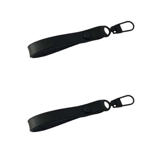 Echter Leder-Reißverschluss-Ersatz - 2er-Pack Black 1