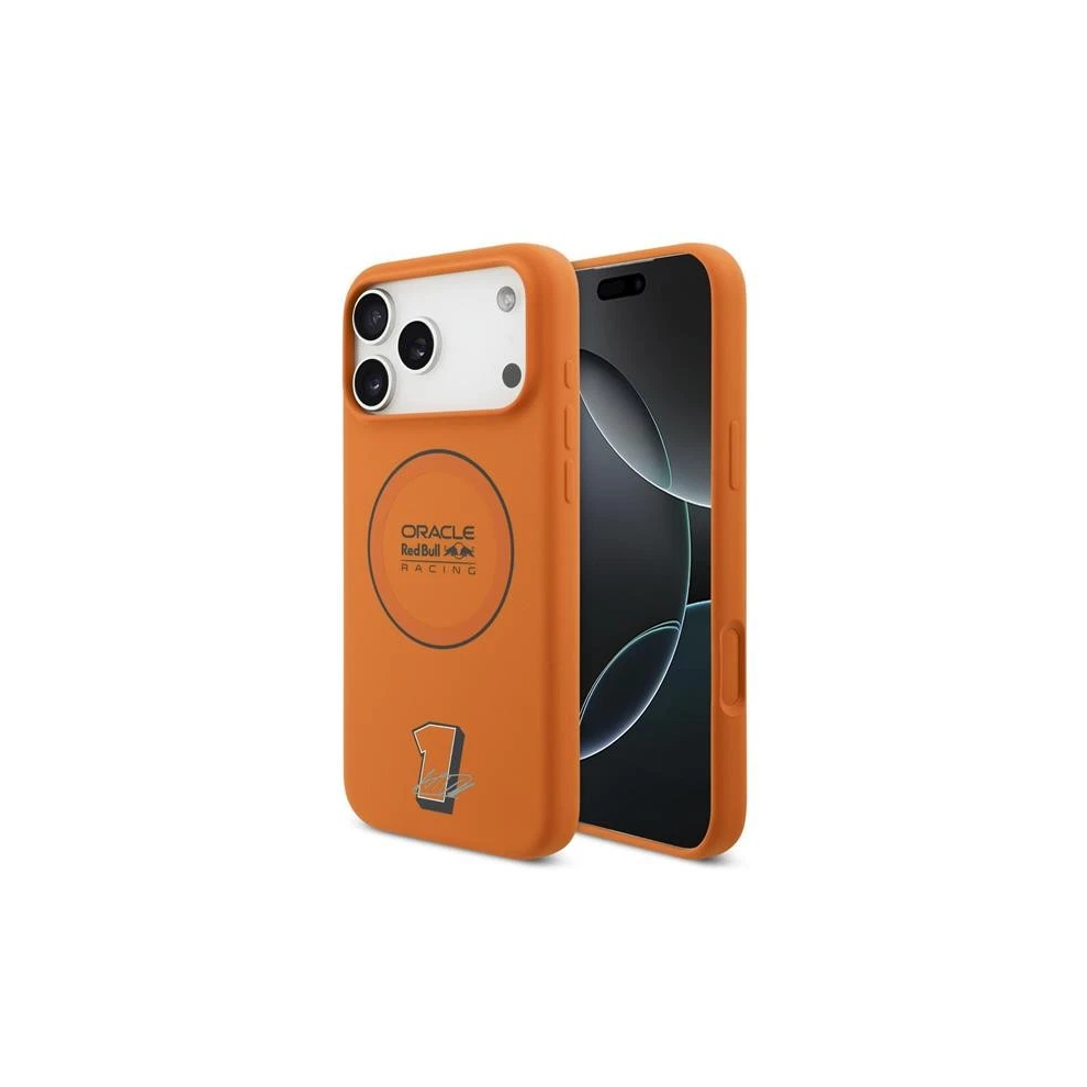 Red Bull Silicone Logo Compatible With Magsafe Case For Iphone 17 Pro Max Orange 3666339527532