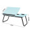 Living And Home Adjustable Laptop Bed Desk with Cup Holder, Blue 6