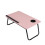 Living And Home Adjustable Laptop Bed Desk with Cup Holder, Pink 4