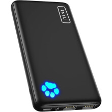 INIU Power Bank, Portable Charger 10000mAh Slimmest & Lightest High-Speed USB C Input & Output, PowerBank Triple 3A Phone Battery Pack