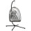 Outdoor PE Rattan Swing Chair with Foldable 1