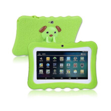 7-inch Android-tablet met 8 GB ROM, 1024 * 600 resolutie, wifi, groene kindertablet