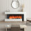 52 Inch Wall-Mounted Electric Fireplace with Remote Control 2