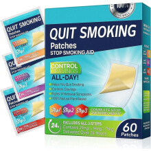 Stop smoking Aid Patches, Helping Quit smoking Patch, 30 Patches Step 1-3