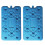 2 Large Slim Ice Block Freezer Boards 400ml Reusable 250mm 1