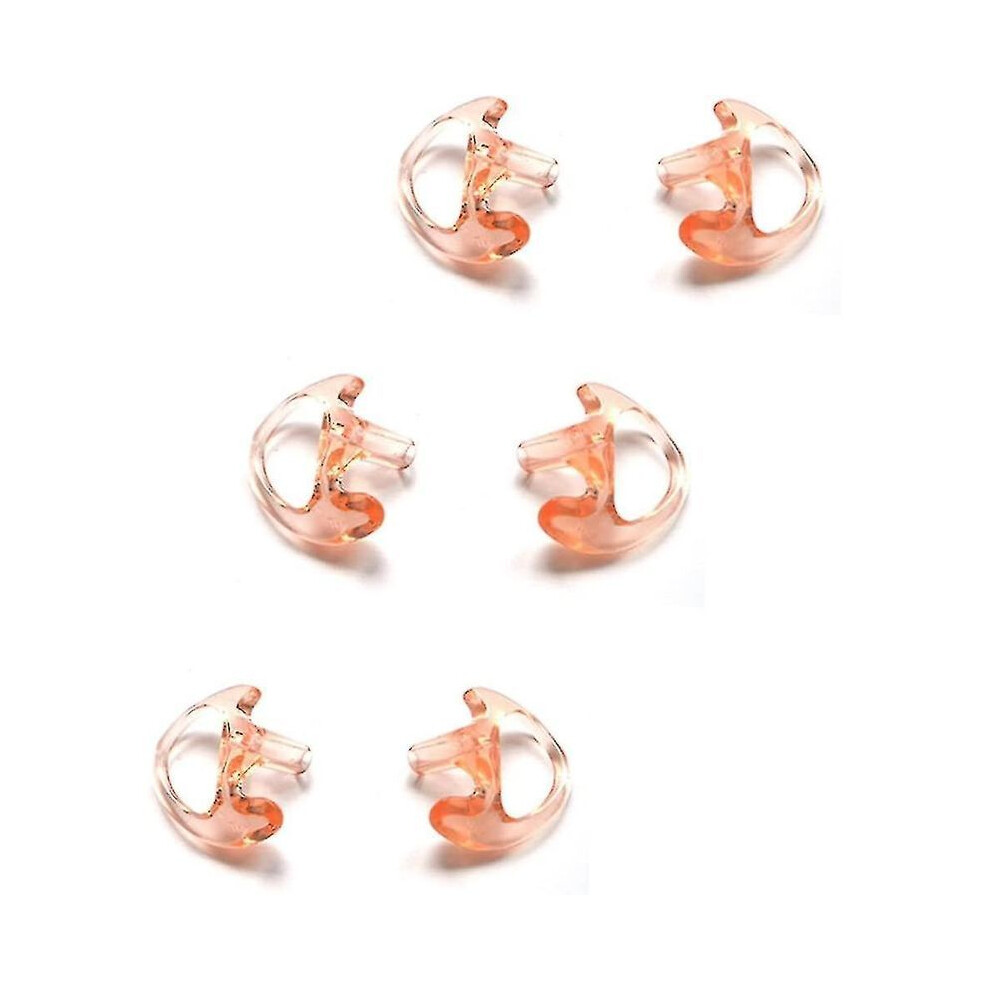 Replacement Soft Silicone Ear Buds Medium Earmold For Walkie Talkie Air Acoustic Earpiece Headset (Pack Of 3 Pairs) 1007587333407