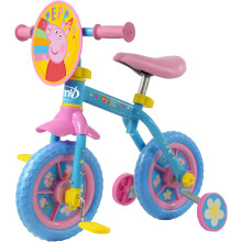 Peppa Pig 2 in 1 Kids Training Balance Bike - Blue