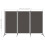 VidaXL vidaXL 3-Panel Room Divider Anthracite 260x180 cm Partition Screen Separator 1