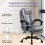 ELFORDSON (Retro Grey) ELFORDSON Massage Office Executive Chair 3