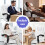 ELFORDSON (White) ELFORDSON Massage Office Executive Chair 5