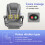 ELFORDSON ELFORDSON Massage Office Chair Executive Seat Fabric Grey 2