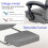 ELFORDSON ELFORDSON Massage Office Chair Executive Seat Fabric Grey 6