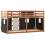 VidaXL vidaXL Bunk Bed with Curtains Bed Frame White&Black 90x200 cm Solid Wood Pine 7