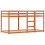 VidaXL vidaXL Bunk Bed with Curtains Bed Frame White&Black 90x200 cm Solid Wood Pine 8