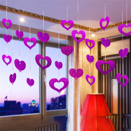 Balloon Rainwire Sequins Pendant for Wedding Decoration 2