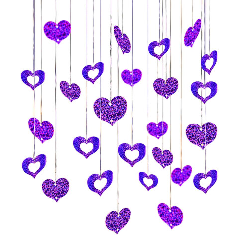 Balloon Rainwire Sequins Pendant for Wedding Decoration 1