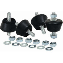 4 M8 Silent Blocks with Nuts for Air Conditioner Support