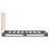 VidaXL vidaXL Bed Frame with Headboard Home Bed Base Grey 90x200 cm Solid Wood Pine 8