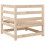 VidaXL vidaXL Garden Sofa Set 3 Piece Outdoor Sofa Set Corner Sofa Solid Wood Pine 6