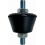 4 M8 Silent Blocks with Nuts for Air Conditioner Support 2