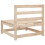 VidaXL vidaXL 5 Piece Patio Sofa Set Solid Wood Pine 8