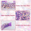 Purple Sequin Headband for Women 1 pc 3