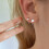 Half Hoop Earrings 925 Sterling Silver Small Huggie Set 3