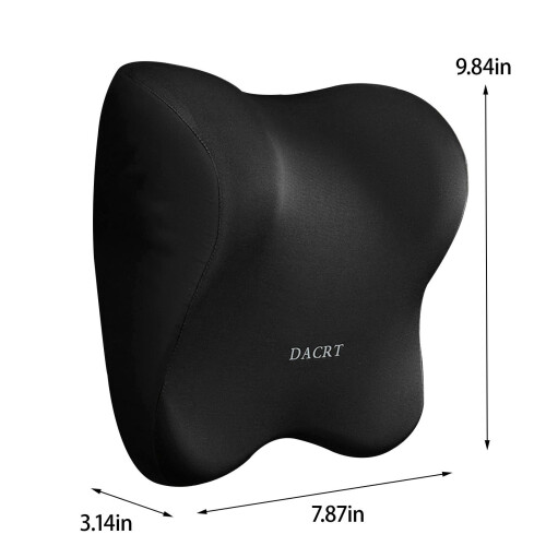 Cuscino da collo in memory foam 8x20x25 cm 1