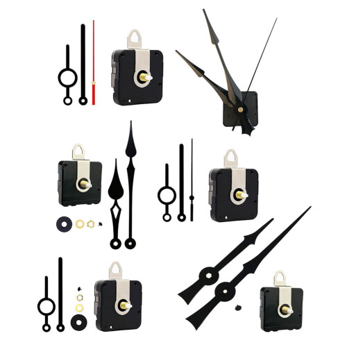 Kit DIY cu mecanism de ceas cu cuarț silențios cu ace metalice 2