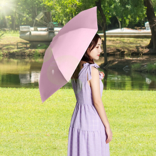 Guarda-chuva compacto feminino para sol e chuva, 96,5 cm (38 polegadas) 1