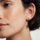 925 Sterling Silver Half Hoop Earrings Hypoallergenic 4