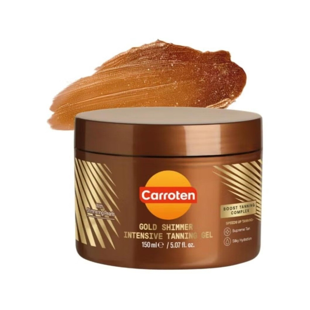 Gold Carroten Shimmer Intensive Gel | Leaves Skin Smooth And Hydrated-Looking - 150Ml
