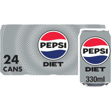 Pepsi Diet Cola Cans 24 x 330 ml