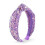 Purple Sequin Headband for Women 1 pc 1