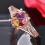 Men's Natural Stone Wedding Ring in Sizes 5-11 4